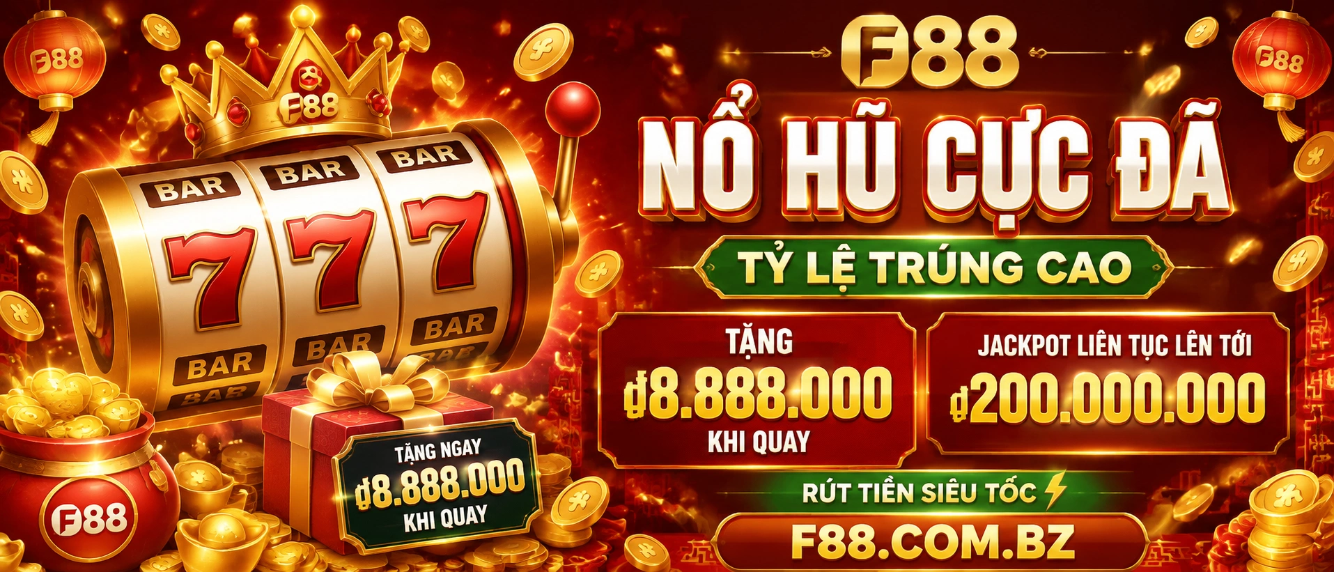 f88.com.bz Casino | No Hu, Ban Ca, Live Casino 55 Slot Machine